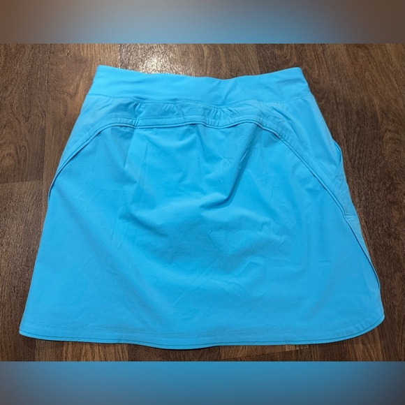 Lands' End Women's Quick Dry Board Skort Swim Skirt Skort Blue Size 6 - Picture 5 of 9